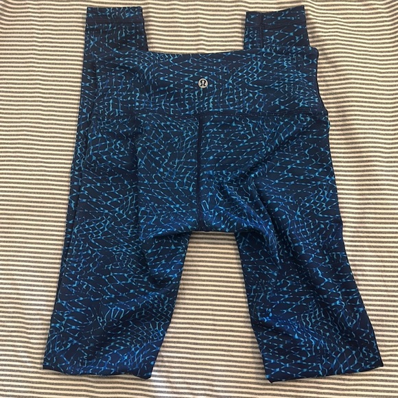 Lululemon Blue Leggings - Picture 2 of 6